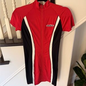 I.AM.GIA Red and Black Sporty Mini Dress